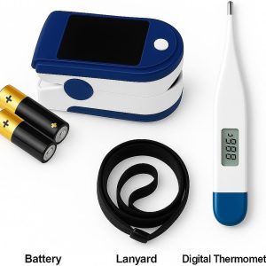 Aman Med Pulse Oximeter + Thermometer